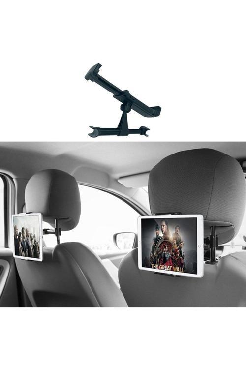 Oto Koltuk Arkası Telefon Tablet Tutucu Ayarlanabilir 360 Derece Dönebilen Pratik Stand (4415)