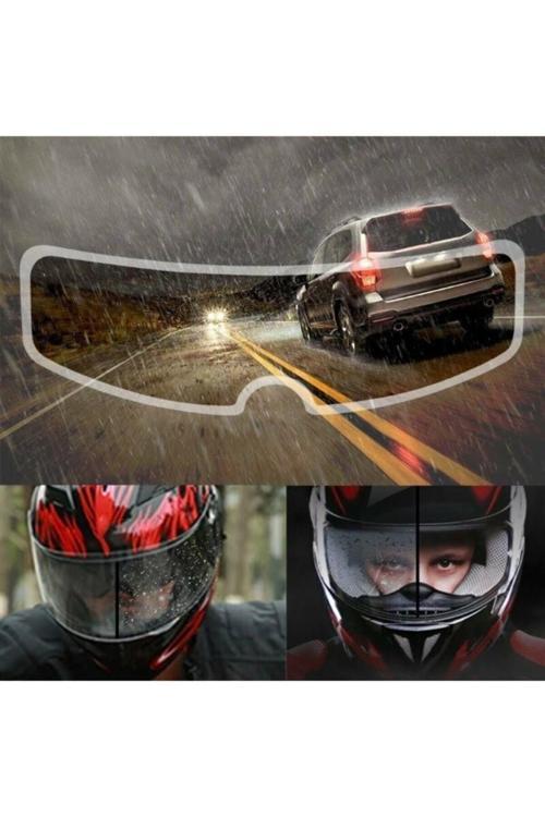 Kask Yağmur Kaydırıcı - Anti-Sis Hidrofobik Film-