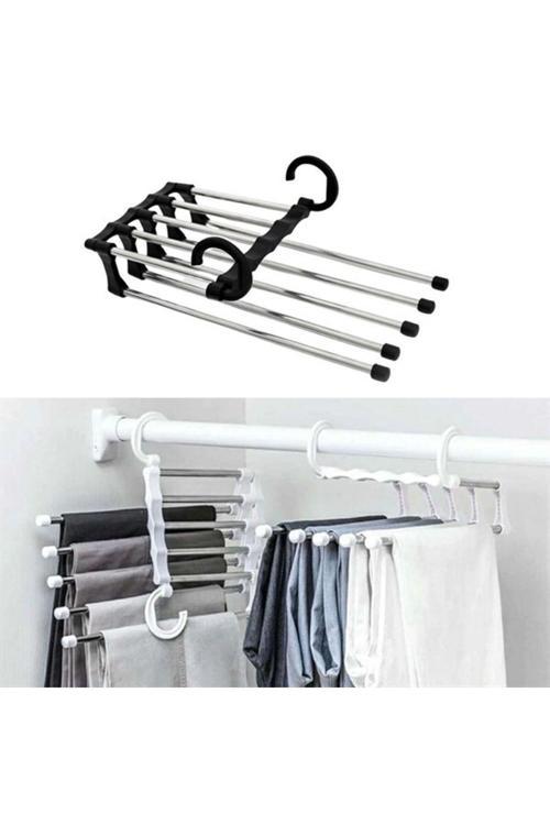 Hareketli Dolap Içi Pantolon Kravat Şal Askı Sistemi Düzenleyici Katmanlı Askılık Organizer Hanger