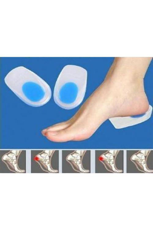 Silikon Şeffaf Topuk Yastığı Ayak Topuk Koruyucu