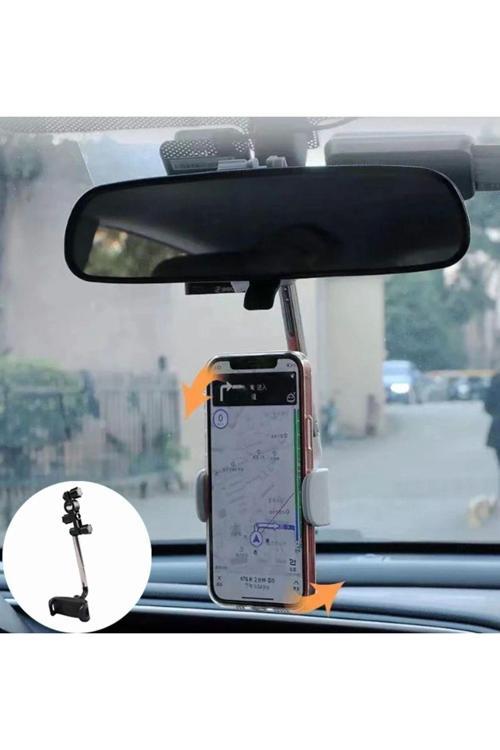 Pratik Araba Dikiz Aynasına Takılan Akrobat Telefon Tutucu
