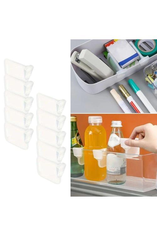 10'Luşeffaf Buzdolabı Yan Kapı Düzenleyici Buzdolabı Dolap İçi Bölümleyici Aparatlar (4415)