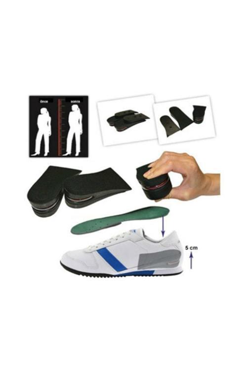 Hava Yastıklı Boy Uzatıcı Tabanlık (5 Cm) Rahat Tabanlık Topuk Tabanlığı
