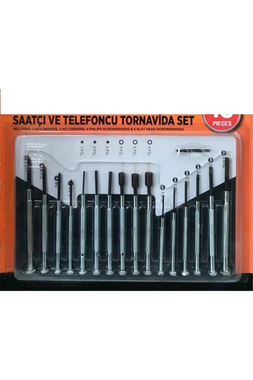 Saatçi Ve Telefoncu Tornavida Seti 16 Parça Hassas Ergonomik Tornavida Seti