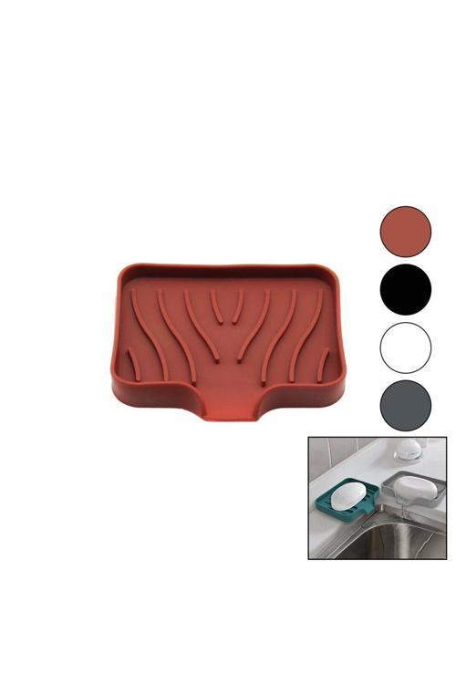 Sabunluk - Silikon Mutfak - Banyo Su Giderli - Esnek - Yapışkan Vantuzbrkt-217941 (4415)