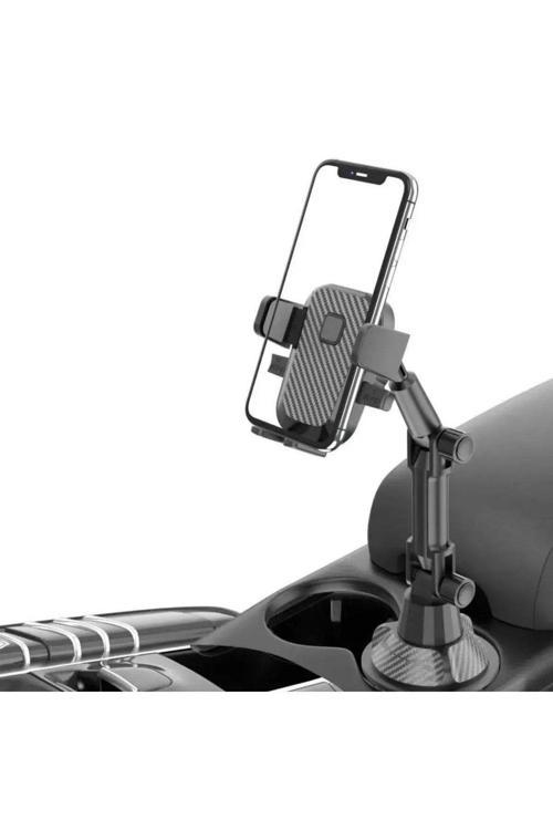 Teleskopik Araç Bardak Yerine Giren Telefon Tutucu (4415)