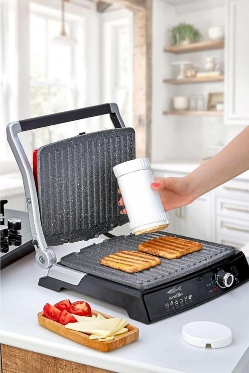 Tereyağı Saklama Ölçme Yayma Ve Kesme Aparatı- Pratik Tost Yağlama Aparatı