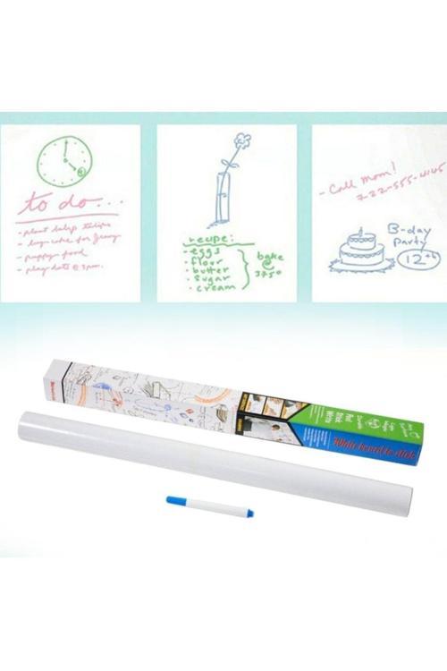 Silinebilir Kalemli Sticker  Duvara Yapışabilen Yazı Tahtası 60X200 Cm (4415)
