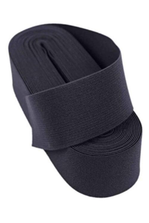 Siyah  - 3Cm Paça Lastik Geniş 10Mt. (4415)