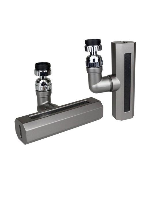 Siyah  Geniş  360 Derece Dönebilenoynar Başlık - 4 Mod  Perlatör Şelale Musluk Ucu Ktx-3288 (4415)