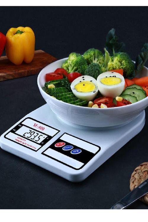 Mutfak Terazisi- Lcd Dijital Hassas Mutfak Terazisi Un Bakliyat Sebze - Diyet Için Hassas Gram