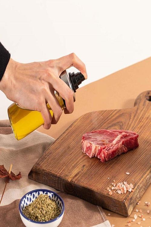Yeni Trend Yağ Limon Sos Spreyi Yağ Şişesi Yağdanlık Barbekü Cam Yağdanlık - Sirkelik - Limonluk