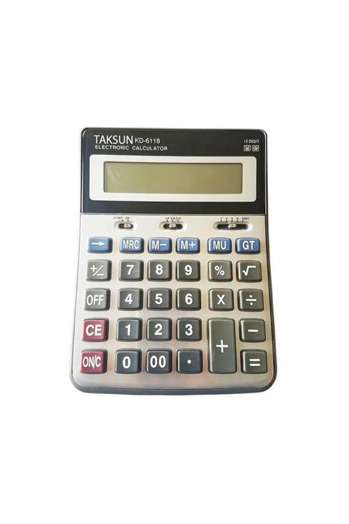 12 Haneli Hesap Makinesi Ts-6118 (4415)
