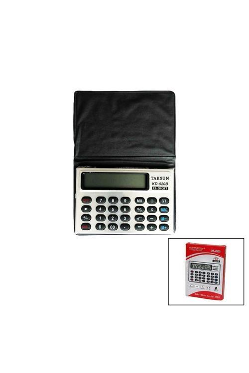 12 Haneli Mini Cep - Kılıflı Hesap Makinesi6.6X1.9X9.3Cm Ts-520B (4415)