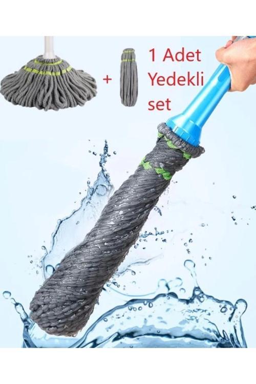 Pratik Kendinden Sıkmalı Bükümlü Paspas Yedekli