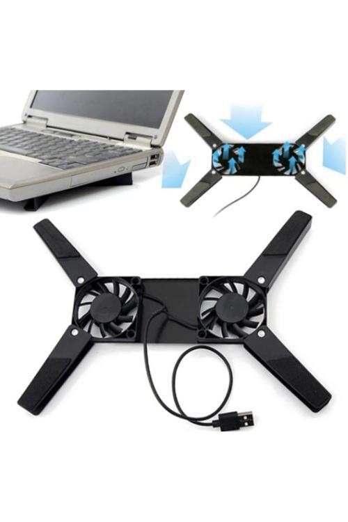 Soğutucu Dizüstü Laptop Fanı Usb Destekli Oyun Dizüstü Bilgisayarı Soğutma Pedi Katlanabilir