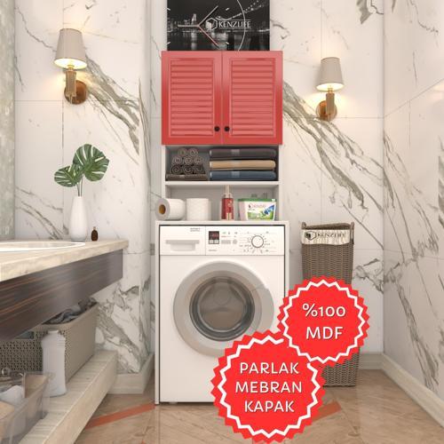 membran çamaşır makinesi dolabı hayzum krmbyz panjur 180*66*55 mebran kapak MDF gövde
