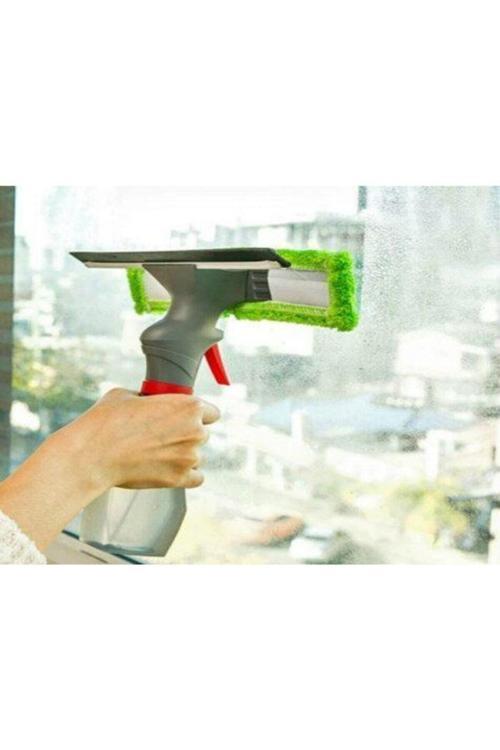 Spreyli Su Hazneli Mikro Fiber Cam Silme Mopu 25 Cm 3 In Fonksiyonlu Temizlik Mopu