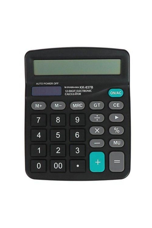 Standart Fonksiyonlu 12 Haneli Geniş Lcd Ekran,Pill Masaüstü Hesap Makinesi 4415
