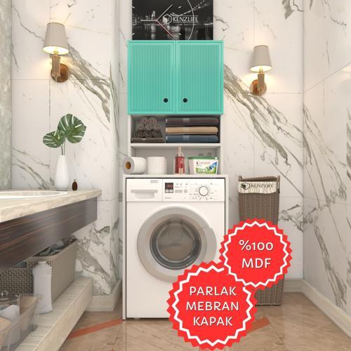 membran çamaşır makinesi dolabı hayzum trkbyz inceince 180*66*55 mebran kapak MDF gövde