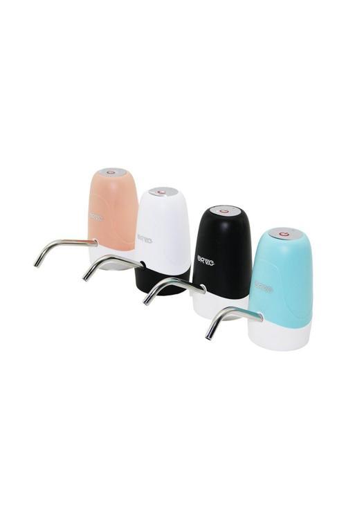 Usb Şarjlı - Otomatik  Damacana Su Şarj Göstergeli - Dokunmatik Düğme  5W-5V (4415) Beyaz
