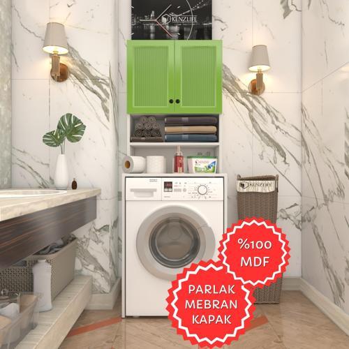 membran çamaşır makinesi dolabı hayzum yşlbyz çubuk 180*66*55 mebran kapak MDF gövde