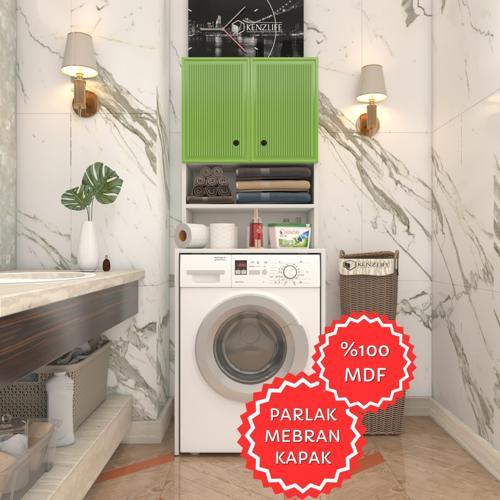 membran çamaşır makinesi dolabı hayzum yşlbyz inceince 180*66*55 mebran kapak MDF gövde