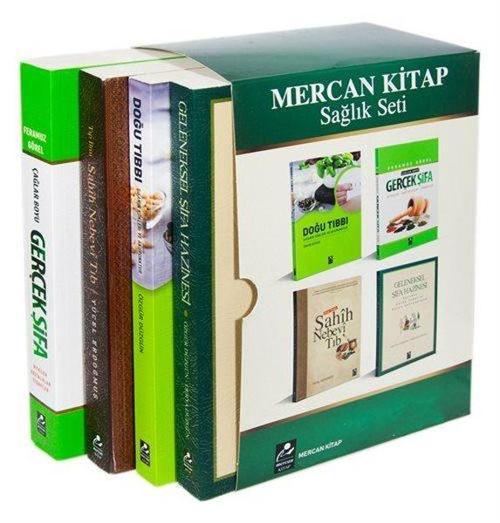 Mercan Sağlık Seti - Gerçek Şifa, Doğu Tıbbı, Nebevi Tıp, Şifa Hazinesi - 4 Kitap Kutulu Set