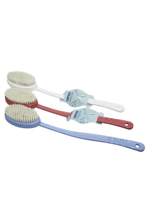 Uzun Saplı Banyo Sırt Fırçası Lif (4415)