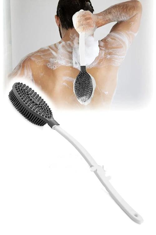 Uzun Saplı Vücut - Masaj Fırçası Banyo Lifi Sırt Fırçası