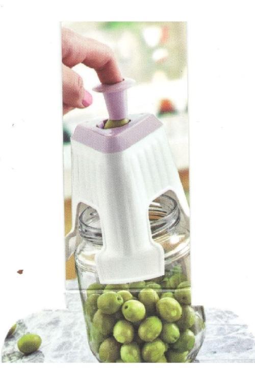 Pratik Zeytin Çizme Aparatı - Kesme Makinesi - Parmak Koruyuculu Zeytin Dilme Aparatı