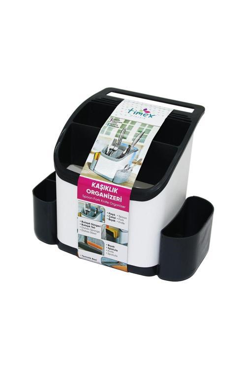 Plastik Kaşıklık Organizer Tezgah Üstü (4415)