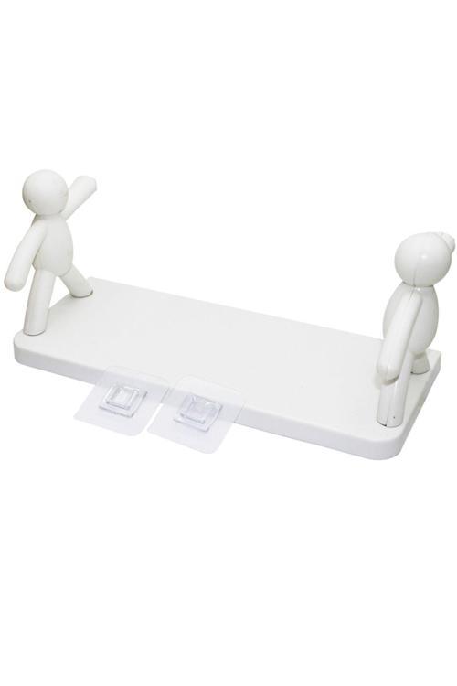 Rambo Manken Tutacaklı  Plastik Etejer Yapışkanlı Büyük=13.5X33Cm (4415)