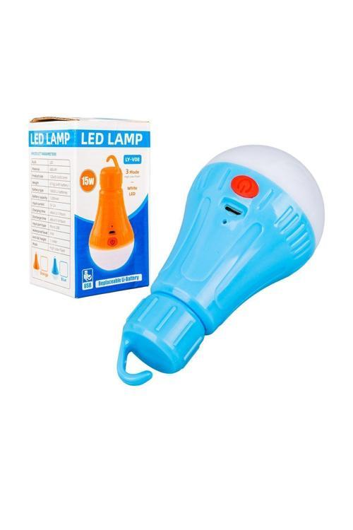 Şarjlı Çakarlı Led Ampul (4415)