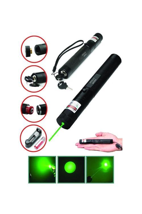 Şarjlı Yeşil Lazer Pointer 100 Mw (4415)