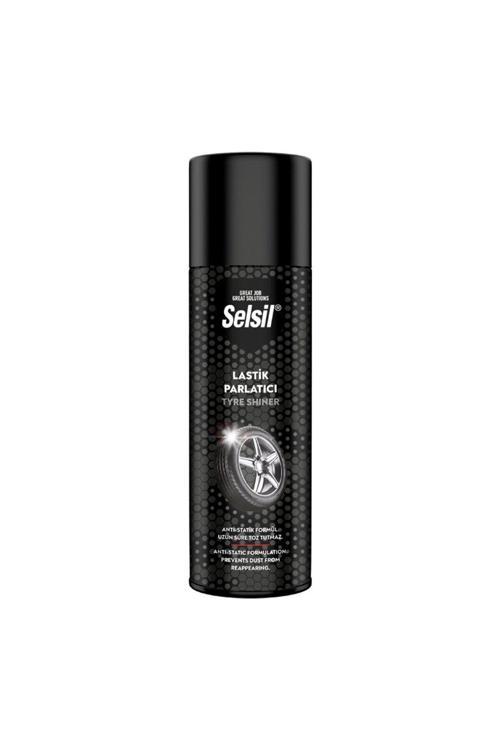 Selsil Oto - Araç Lastik Parlatıcı - Temizleyici Sprey 500Ml (4415)