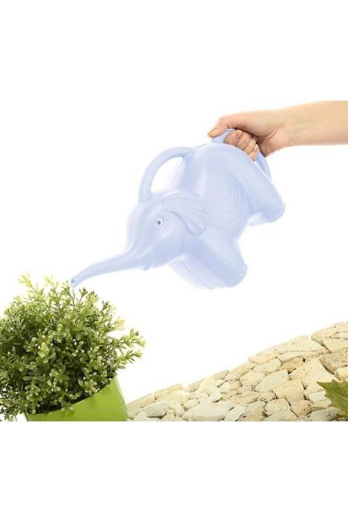 Sevimli Fil Tasarımlı Çiçek - Bahçe - Saksı Sulama Kabı Sevimli Sulama Aparatı 2.2 Litre
