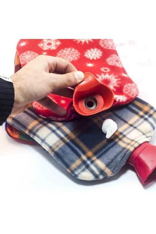 Sıcak Su Torbası 2 Litre Polar Kılıflı Termofor (4415)