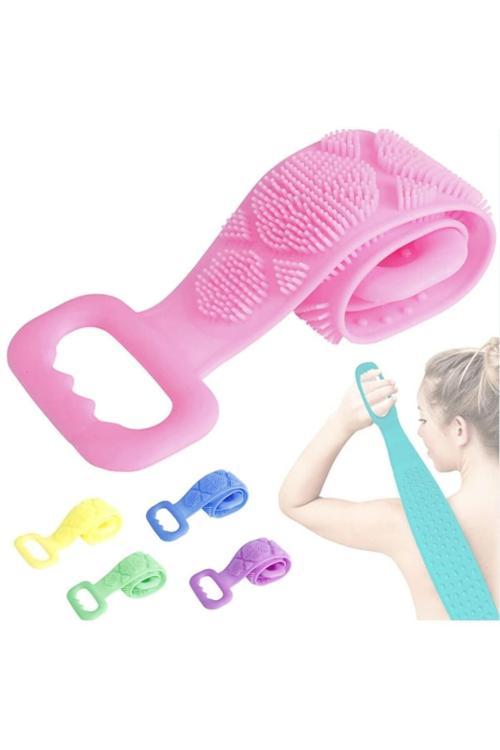 Sihirli Silikon Fırça Banyo Vücut Fırçası Silikon Sırt Fırçası Peeling Cilt Duş Fırçası