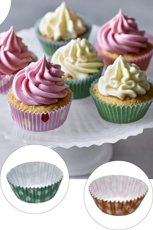 Kağıt Kek Ve Muffin Kapsülü Cupcake Kağıdı 60'Lı