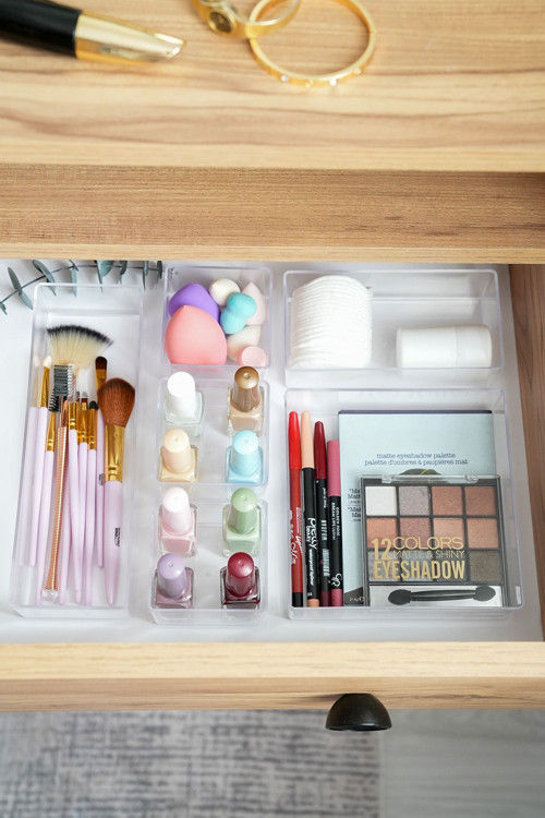 6 Parça Çekmece İçi Set Organizer Takı Kozmetik Hobi Malzeme Düzenleyici