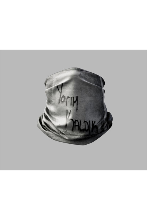 Duvar Yazısı Tasarımlı Motorcu Buff Maske Outdoor Boyunluk Unisex Bandana