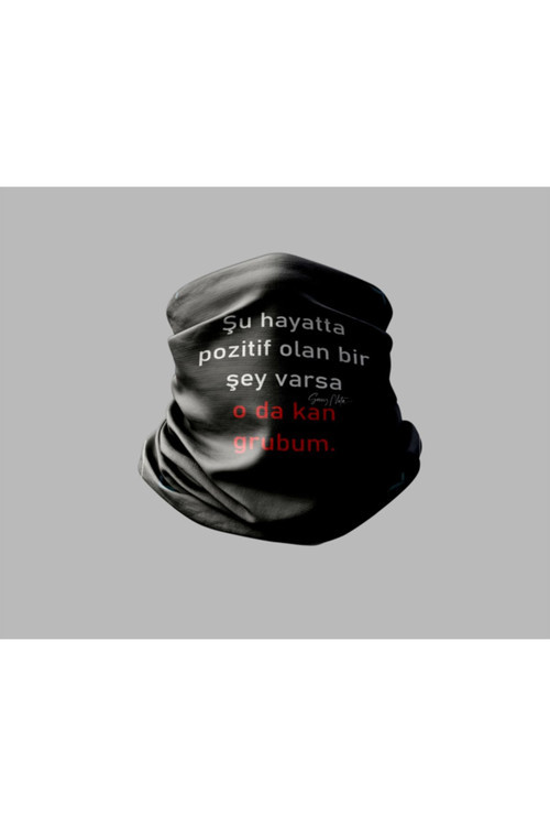 Duvar Yazısı Tasarımlı Motorcu Buff Maske Outdoor Boyunluk Unisex Bandana