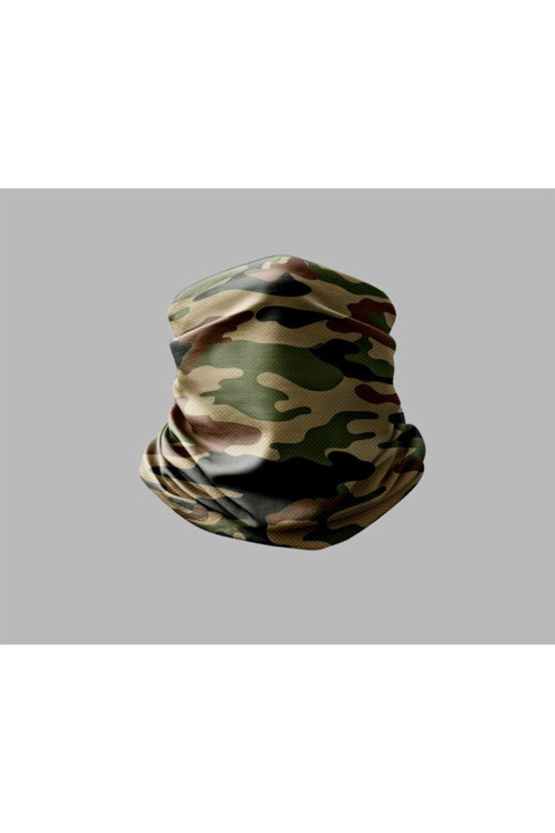 Kamuflaj Tasarımlı Motorcu Buff Maske Outdoor Boyunluk Unisex Bandana