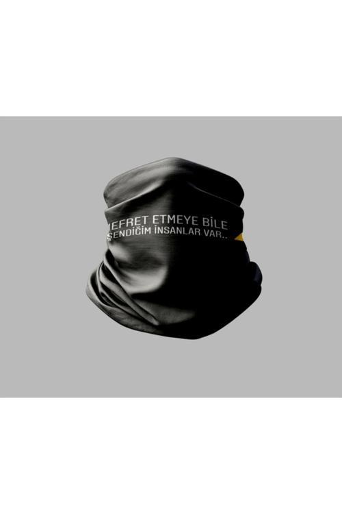 Duvar Yazısı Tasarımlı Motorcu Buff Maske Outdoor Boyunluk Unisex Bandana