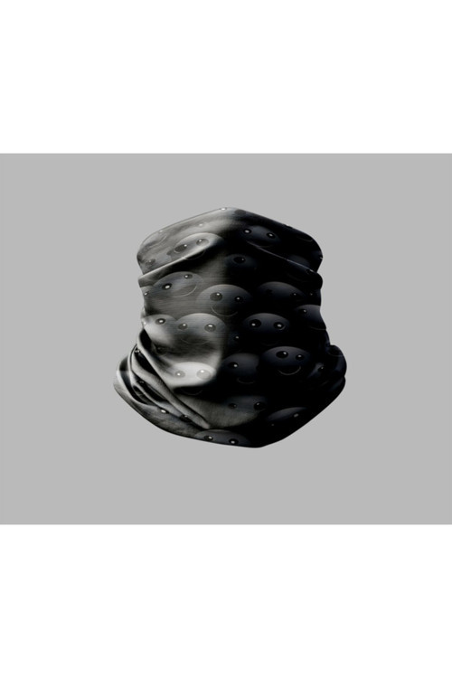 Smile Tasarımlı Motorcu Buff Maske Outdoor Boyunluk Unisex Bandana