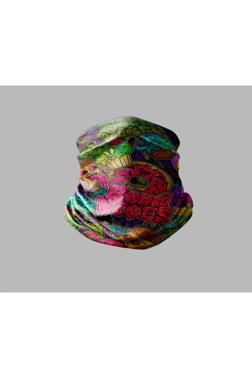 Karışık Çok Desenli Tasarımlı Motorcu Çok Amaçlı Outdoor Boyunluk Unisex Bandana