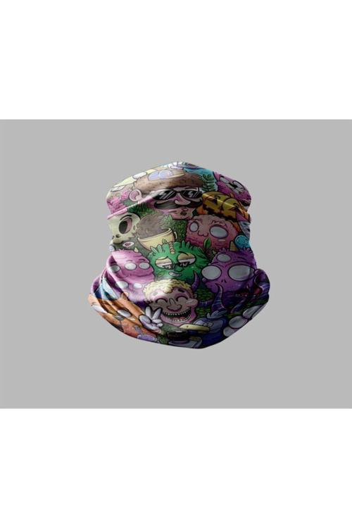 Karışık Çok Desenli Tasarımlı Motorcu Çok Amaçlı Outdoor Boyunluk Unisex Bandana
