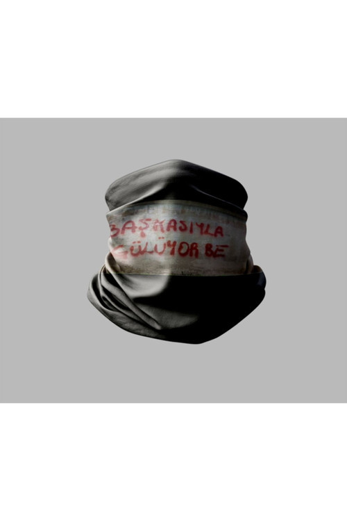 Duvar Yazısı Tasarımlı Motorcu Buff Maske Outdoor Boyunluk Unisex Bandana
