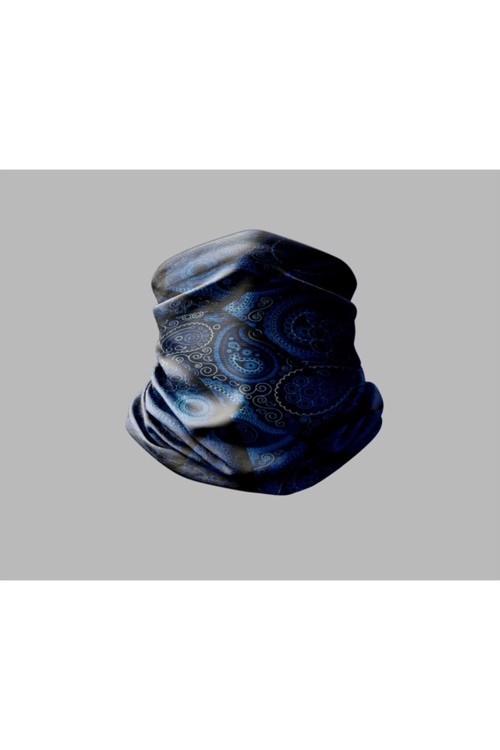 Ebru Sanatı Tasarımlı Motorcu Buff Maske Outdoor Boyunluk Unisex Bandana